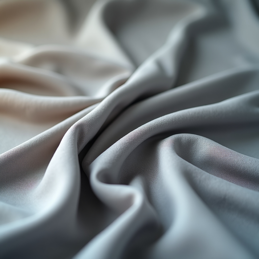 Soft jersey fabric draped naturally showing smooth texture and fluid movement